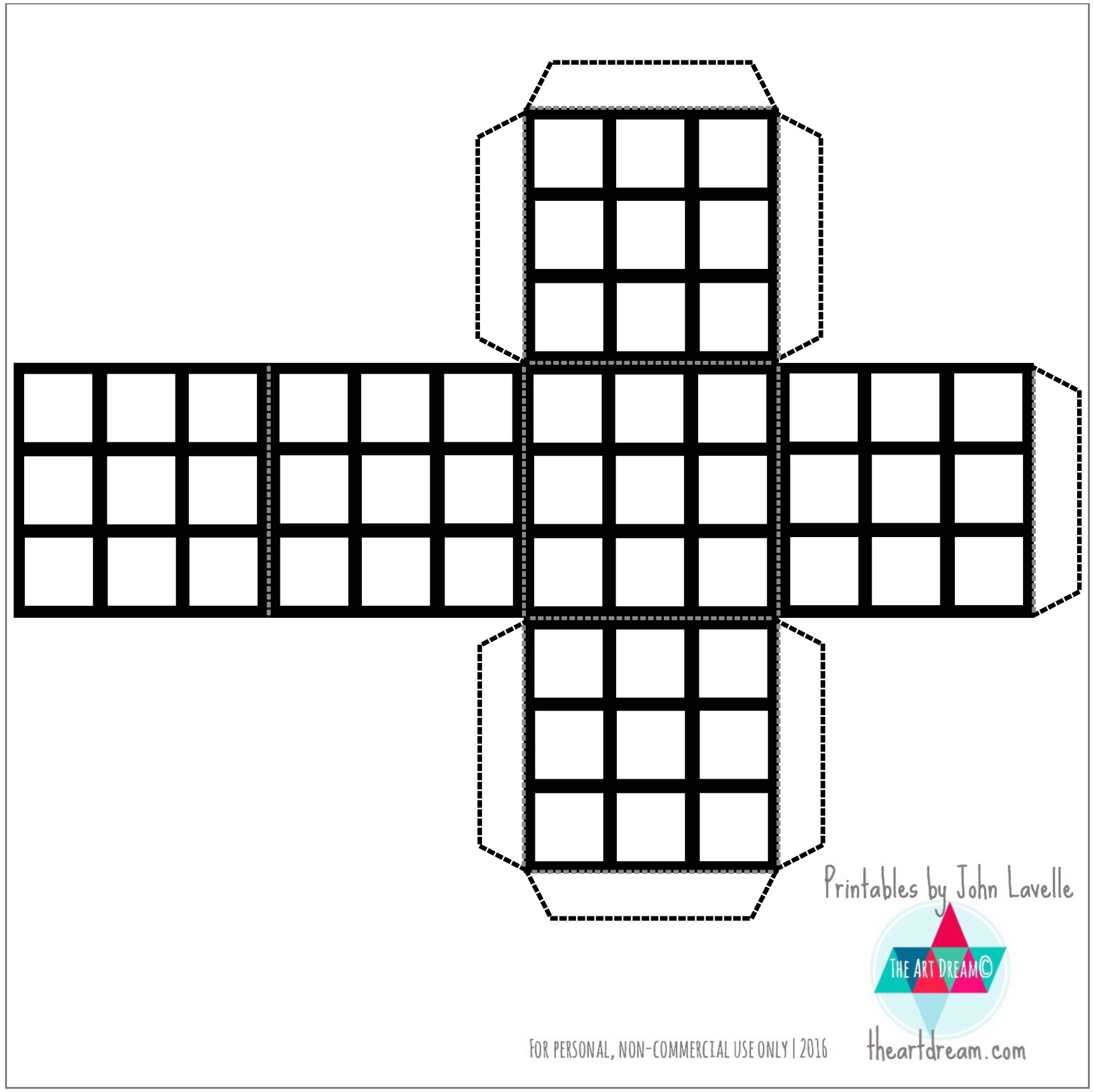 Cube template